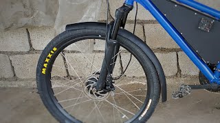 Make your own bike fender using pvc pipe [upl. by Ansell323]