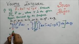 Volume Integral  Vector Calculus [upl. by Birdt]