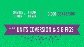 Unit Conversion amp Significant Figures Crash Course Chemistry 2 [upl. by Edvard]