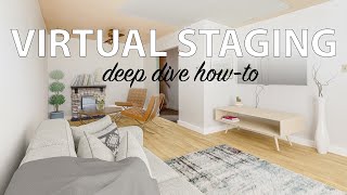 How To  Virtual Staging Your Photos for FREE [upl. by Kenlay534]