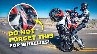 How to Wheelie a Sport Bike [upl. by Ydda]