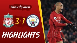 Liverpool 31 Man City  Fabinhos stunner helps Reds beat City  Highlights [upl. by Yenatirb]