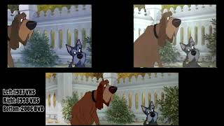 Lady and the Tramp VHS amp DVD Comparison [upl. by Anaj]