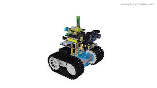 KS0071 KEYESTUDIO Mini Tank Robot （Installation New ） [upl. by Sharla]