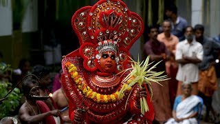 Nagakaali Vellattu Theyyam  Ritual Art Form of Kerala [upl. by Ellerad]