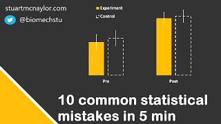 Ten Statistical Mistakes in 5 Min [upl. by Katleen]