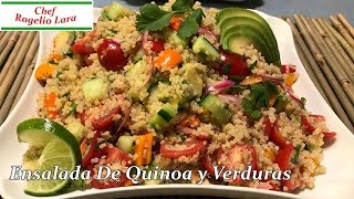 ENSALADA DE QUINOA  RECETA DELICIOSA [upl. by Maurizio]