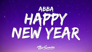 ABBA  Happy New Year Lyrics [upl. by Illona]