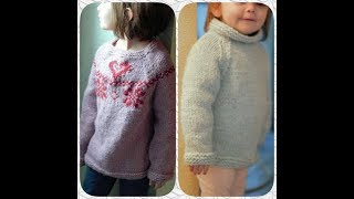 Tricot facile Pull easy enfant de 2 à 10 ans [upl. by Assenahs]