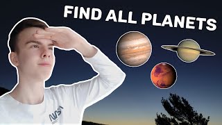 How to Find ALL Planets in the Sky Quick Guide for Beginners [upl. by Doi]