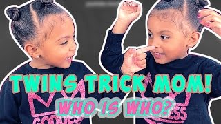 3Year Old Twins Trick Mom [upl. by Alecram]