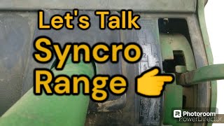 John Deere synchro trans  simplified and explained 4320 4020 3020 4010 3010 [upl. by Tannie]