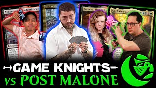 Post Malone Plays Magic The Gathering  Game Knights 45  Commander Gameplay EDH [upl. by Pooh]