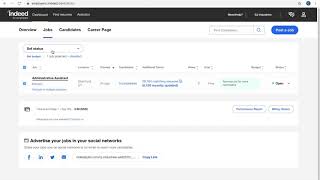 How to change the status of your job on Indeed [upl. by Knapp]