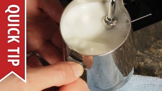 How to AutoFroth Milk for Lattes [upl. by Sothena]