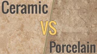 The Difference Between Ceramic amp Porcelain Tile [upl. by Nohsreg567]