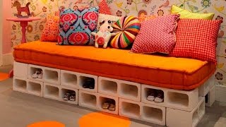 125 IDEAS DE DECORACION CON BLOQUES DE CEMENTO [upl. by Eran]