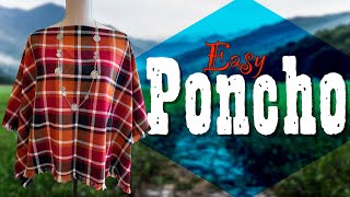 Super Easy Poncho Tutorial  The Sewing Room Channel [upl. by Patrizio594]