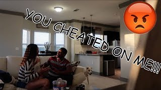 CHEATING ON HUSBAND PRANK  GETS EMOTIONAL [upl. by Ozmo]