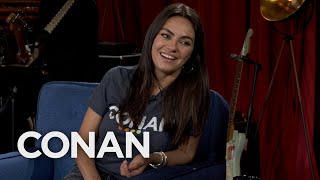 Mila Kunis Full Interview  CONAN on TBS [upl. by Nede]