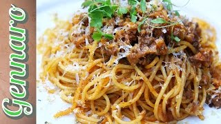 Perfect Spaghetti Bolognese with Gennaro [upl. by Adnuhsar179]