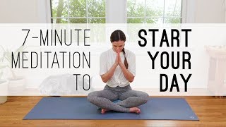 7Minute Meditation to Start Your Day [upl. by Dlawso341]