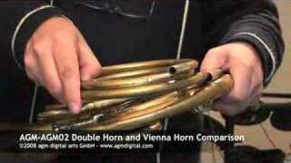 Double Horn  Vienna Horn Comparison [upl. by Gorey]