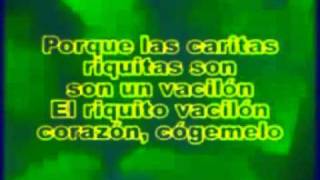 ISMAEL RIVERA LAS CARAS LINDAS KARAOKE [upl. by Vareck159]