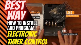 How To Install and Program an Intermatic Electronic Timer Controller [upl. by Nilrak]