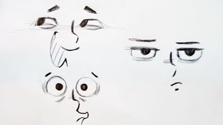 How to Draw Eye Expressions Step by Step [upl. by Aurelie]