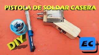 Como hacer un cautin casero Electric soldering iron DIY [upl. by Tanner]