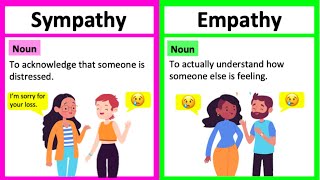 SYMPATHY vs EMPATHY 🤔  Whats the difference  Learn with examples [upl. by Charis]