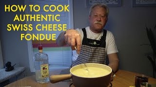 How to Make a Swiss Gruyere Cheese Fondue [upl. by Armstrong839]