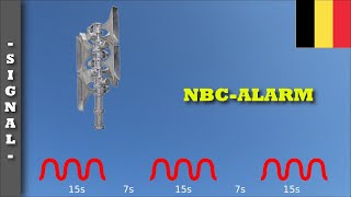 Sirenensignal quotNBCAlarmquot Belgien  SES 1000 [upl. by Lamek]