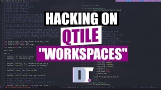 Qtile  Getting Started And Setting Workspaces [upl. by Alyac674]