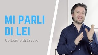 Quando il selezionatore domanda mi parli di lei [upl. by Yht]