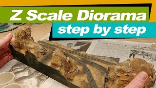 Build A Diorama In Z Scale  Step By Step [upl. by Nylssej293]