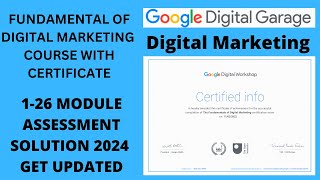 Google Digital Garage 126 Module Answer With Assessment 2024  Lesson 126 Module with Assessment [upl. by Goeselt]