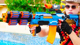 Nerf War Brother Vs Brother 3 [upl. by Anerual]