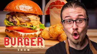 Joshua Weissman Cooks the Perfect Burger Combo Meal  The Burger Show [upl. by Sihonn]