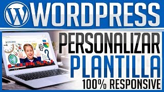 Personalizar plantillas gratuitas y premium en WordPress  TemplateMonster [upl. by Aihsi167]