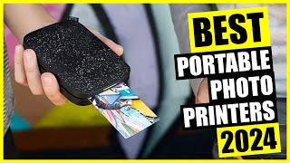 TOP Best Portable Photo Printer 2024 [upl. by Baelbeer]