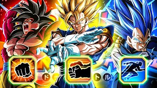 HOW TO BUILD LR VEGITO SSBE VEGETA SSJ4 GOKU Hidden Potential 10 Year Part 1  DBZ Dokkan Battle [upl. by Elyagiba]