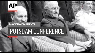 Potsdam Conference 1945  Movietone Moment  2 Aug 19 [upl. by Adair]