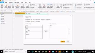 Combine Multiple Tables in Power BI [upl. by Ecnarf884]