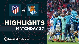 Resumen de Atlético de Madrid vs Real Sociedad 21 [upl. by Enetsirhc]