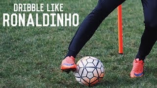 How To Dribble Like Ronaldinho  Five Easy Ronaldinho Skill Moves [upl. by Balduin262]