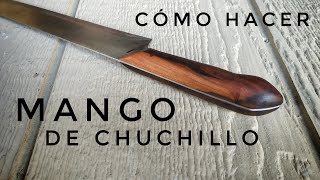 Cómo hacer MANGO DE CUCHILLO 🗡️🗡️ [upl. by Aruon]