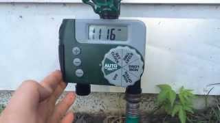 40 dollar Automatic Digital Watering Timer [upl. by Ahsikam]