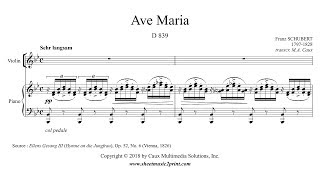 Schubert  Ave Maria  Violin [upl. by Dacy]